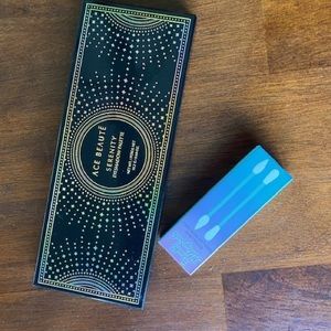 Ace Beauté Serenity Eyeshadow Palette & Aria Reusable Makeup Swabs, NEW in boxes
